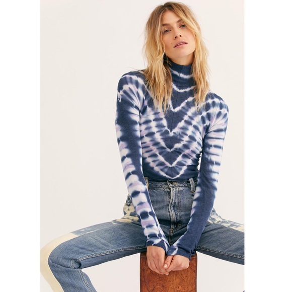 Free People Tops - We The Free Psychedelic Turtleneck Top